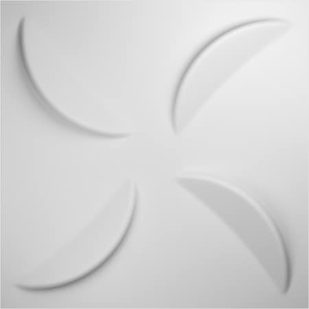 Ekena Millwork 19 5/8in. W x 19 5/8in. H Pinwheel EnduraWall Decor 3D Wall Panel Covers, Total 26.75 Sq. Ft., 10PK WP20X20PIWH-CASE-10
